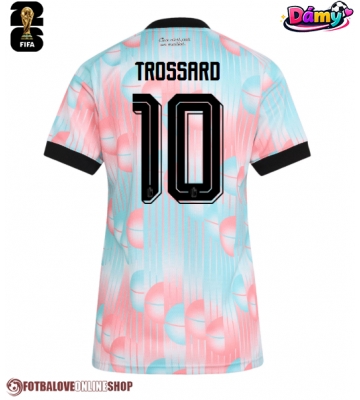 Belgie Leandro Trossard #10 Venkovní Dres pro Dámy MS 2026 Krátkým Rukávem